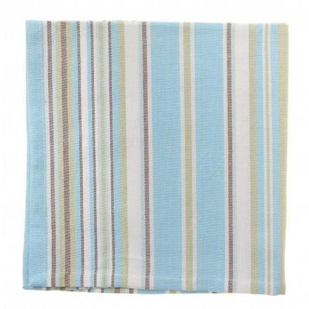70 x 70 Round Seaside Stripes Table Cloth
