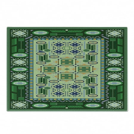Afghan Cutting Board Oriental Culture Arrangement of Geometric Shapes Rhombuses and Circles Illustration Decorative Tempered Glass Cutting and Serving Board Small Size Multicolor by Ambesonne
Afghan Cutting Board Oriental Culture Arrangement of Geometric Shapes Rhombuses and Circles Illustration Decorative Tempered Glass Cutting and Serving Board Small Size Multicolor by Ambesonne