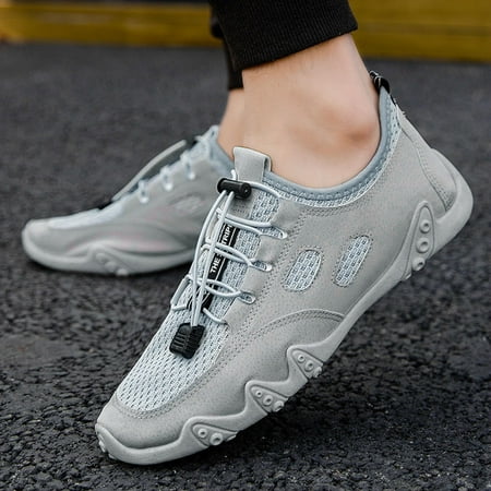 Quealent Sneakers For Men Men s Casual Comfortable Soft Walking Shoes Knit Running Slip-on Lightweight Sneakers Gray 8
Quealent Sneakers For Men Men s Casual Comfortable Soft Walking Shoes Knit Running Slip-on Lightweight Sneakers Gray 8