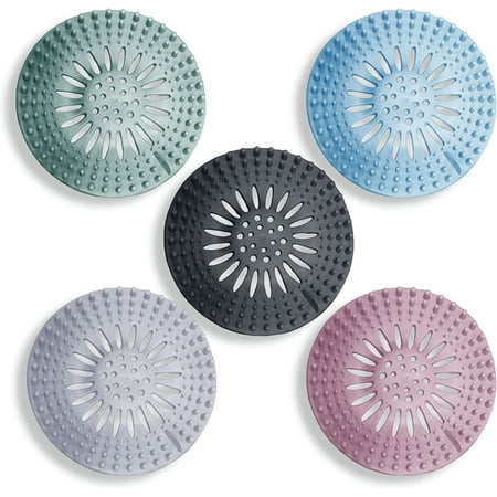 Hair Catcher Durable Shower Drain Covers Silicone Hair Drain Stopper Easy to Install and Clean for Bathroom Kitchen and Bathtub Pack of 5 in 1
Hair Catcher Durable Shower Drain Covers Silicone Hair Drain Stopper Easy to Install and Clean for Bathroom Kitchen and Bathtub Pack of 5 in 1