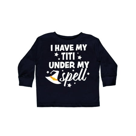 Inktastic I Have My Titi Under My Spell with Cute Witch Hat Gift Toddler Boy or Toddler Girl Long Sleeve T-Shirt
Inktastic I Have My Titi Under My Spell with Cute Witch Hat Gift Toddler Boy or Toddler Girl Long Sleeve T-Shirt