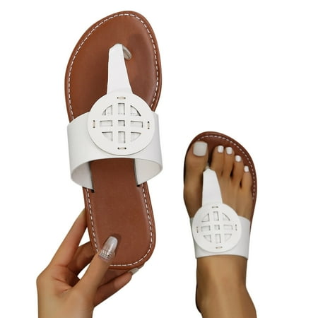 Flats Shoes Women Sandals Comfort With Elastic Ankle Strap Casual Bohemian Beach Shoes Lace Up Sandals Women Flats Open Toe Slippers Sandals Casual Shoes White 8.5
Flats Shoes Women Sandals Comfort With Elastic Ankle Strap Casual Bohemian Beach Shoes Lace Up Sandals Women Flats Open Toe Slippers Sandals Casual Shoes White 8.5
