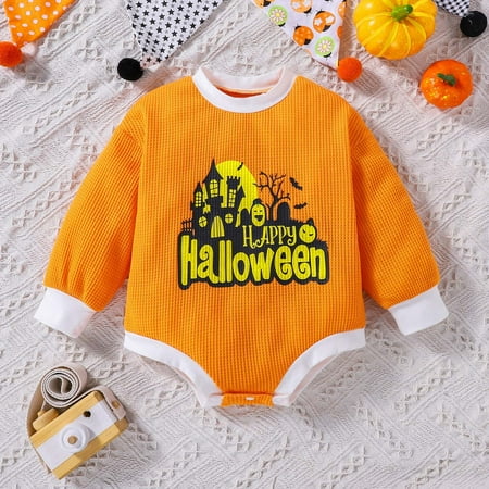 Simplmasygenix Mothers Day Gifts Baby Romper Toddler Kids Boys Girls Halloween Fashion Cute Castle Print Long Sleeves Romper Jumpsuit
Simplmasygenix Mothers Day Gifts Baby Romper Toddler Kids Boys Girls Halloween Fashion Cute Castle Print Long Sleeves Romper Jumpsuit