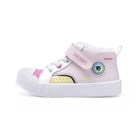 TARANIS Unisex Baby Sneakers Rubber Sole Microfiber Perforated Breathable Upper Thermal Winter Shoes For Boys Girls (Kids/Little Kids/Children 2.5-6 Years Old) Christmas Gifts
TARANIS Unisex Baby Sneakers Rubber Sole Microfiber Perforated Breathable Upper Thermal Winter Shoes For Boys Girls (Kids/Little Kids/Children 2.5-6 Years Old) Christmas Gifts