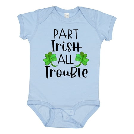 Inktastic Part Irish All Trouble St. Patrick s Day with Green Clovers Gift Baby Boy or Baby Girl Bodysuit
Inktastic Part Irish All Trouble St. Patrick s Day with Green Clovers Gift Baby Boy or Baby Girl Bodysuit