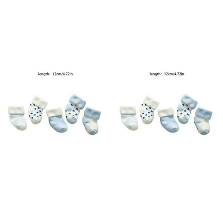 2 Set 5 Pair/Set Baby Cotton Socks Set Newborn Infant Warm-keeping Cotton Socks with Elastic Opening Blue L
2 Set 5 Pair/Set Baby Cotton Socks Set Newborn Infant Warm-keeping Cotton Socks with Elastic Opening Blue L