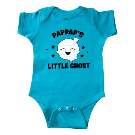 Inktastic Cute Pappap s Little Ghost with Stars Gift Baby Girl Bodysuit