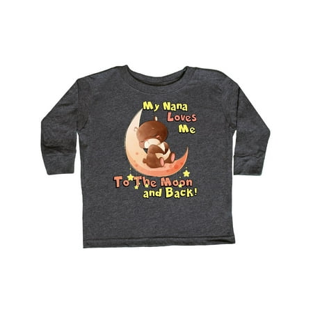Inktastic My Nana Loves Me To The Moon and Back Gift Toddler Boy or Toddler Girl Long Sleeve T-Shirt
Inktastic My Nana Loves Me To The Moon and Back Gift Toddler Boy or Toddler Girl Long Sleeve T-Shirt