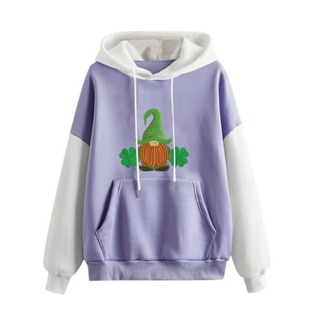 SOOMLON St Patricks Day Scrub Tops for Women Clover Print Nursing Scrubs with Pocket Casual Summer Short Sleeve V-Neck Holiday Blouse Winter Round Neck Long Sleeve Tops Print Hooded Sweatshirt L
SOOMLON St Patricks Day Scrub Tops for Women Clover Print Nursing Scrubs with Pocket Casual Summer Short Sleeve V-Neck Holiday Blouse Winter Round Neck Long Sleeve Tops Print Hooded Sweatshirt L
