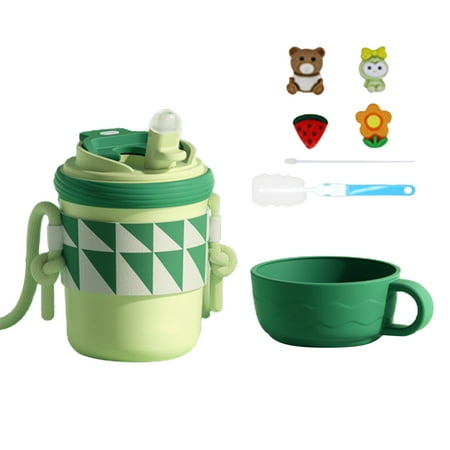 jangslng 1 Set 300/450ML Stainless Steel Straw Vacuum Flask Food Grade Large Capacity Leak-proof Checkered Cute 6 Hours Insulation Coffee Mug for Kids
jangslng 1 Set 300/450ML Stainless Steel Straw Vacuum Flask Food Grade Large Capacity Leak-proof Checkered Cute 6 Hours Insulation Coffee Mug for Kids