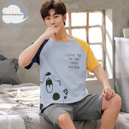 QWZNDZGR Summer Knitted Cotton Short Sleeved Men s Pajamas Sets Male Pajama Set Striped Pajama For Men Sleepwear Suit Homewear Size 6316
QWZNDZGR Summer Knitted Cotton Short Sleeved Men s Pajamas Sets Male Pajama Set Striped Pajama For Men Sleepwear Suit Homewear Size 6316
