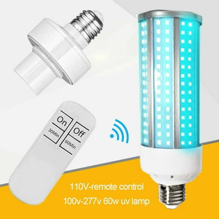 60W UV Light LED Bulb E27 Interface Household Room Cleaning Atmosphere Purple UV Light 100V-277V
60W UV Light LED Bulb E27 Interface Household Room Cleaning Atmosphere Purple UV Light 100V-277V