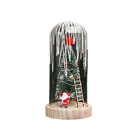 Eastshop Lightweight Glass Dome Light Perfect Gifts Colorful Decorative Xmas Tree LED Light for Festival
Eastshop Lightweight Glass Dome Light Perfect Gifts Colorful Decorative Xmas Tree LED Light for Festival