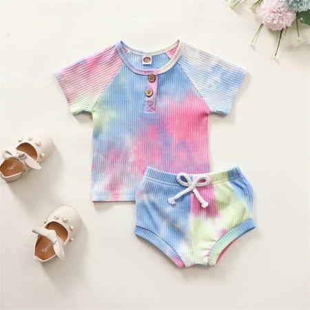 nsendm Baby Summer Baby Unisex Boy Girl Colorful Ribbed Short Sleeve TShirts Tops Shorts Outfits for Girls Kids Childrenscostume Pink 18-24 Months
nsendm Baby Summer Baby Unisex Boy Girl Colorful Ribbed Short Sleeve TShirts Tops Shorts Outfits for Girls Kids Childrenscostume Pink 18-24 Months