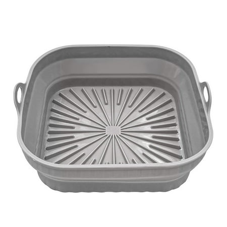 Fashnice Basket Mat Reusable Silicone Pot Air Fryer Easy Cleaning Liner Heat Resistant Microwave Accessories Frying Pan Kitchen Tool Square BBQ Square Gray 20.5cm*20.5cm
Fashnice Basket Mat Reusable Silicone Pot Air Fryer Easy Cleaning Liner Heat Resistant Microwave Accessories Frying Pan Kitchen Tool Square BBQ Square Gray 20.5cm*20.5cm