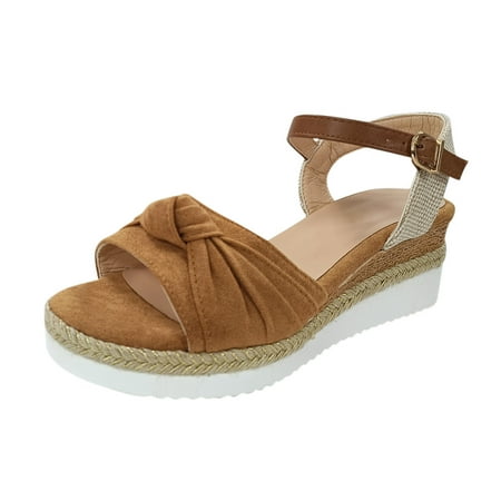 Slippers for Women Sandals for Women Ladies Wedges Sandals Causal Peep Toe Shoes Classic Fit Sandals Womens Slippers Flock Brown 41
Slippers for Women Sandals for Women Ladies Wedges Sandals Causal Peep Toe Shoes Classic Fit Sandals Womens Slippers Flock Brown 41