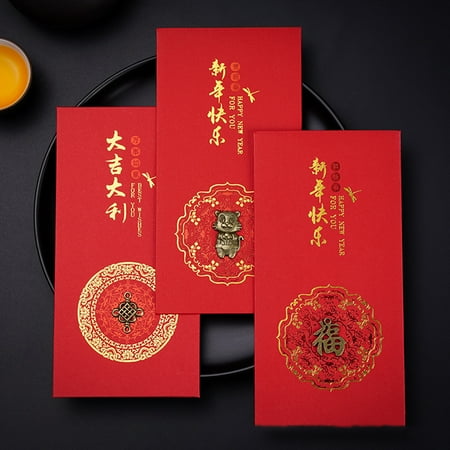 Naierhg 10Pcs 2022 Iron Decoration Lucky Money Bag Rectangle Paper Sincere Wishes Chinese Red Envelope for Family
Naierhg 10Pcs 2022 Iron Decoration Lucky Money Bag Rectangle Paper Sincere Wishes Chinese Red Envelope for Family