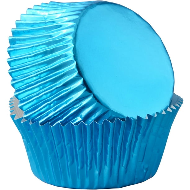 Wilton Blue Foil Cupcake Liners 24-Count