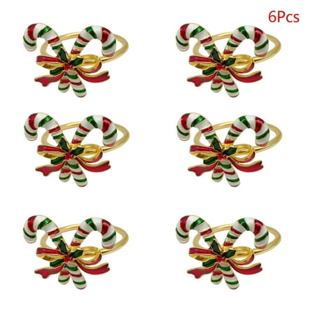 6 PCS Christmas Series Napkin Ring Napkin Buckle Dining Table Setting Napkin Rings Napkin Holder Adornment Iron Material
6 PCS Christmas Series Napkin Ring Napkin Buckle Dining Table Setting Napkin Rings Napkin Holder Adornment Iron Material