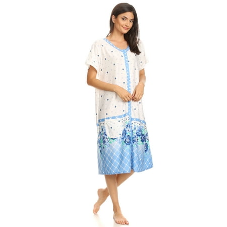 Lati Fashion Women Nightgowns Short Sleeve Female Nightgowns & Sleepshirts