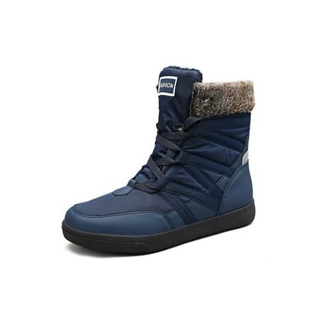 SIMANLAN Ladies Ankle Bootie Lace Up Snow Boots Round Toe Winter Shoes Walking Non-skid Comfort Shoe Driving Plush Lining Warm Booties Blue 7
SIMANLAN Ladies Ankle Bootie Lace Up Snow Boots Round Toe Winter Shoes Walking Non-skid Comfort Shoe Driving Plush Lining Warm Booties Blue 7