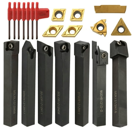 21PCS Multifunctional Solid Carbide Inserts Holder Boring Bar With Wrenches For Lathe Turning Tools
21PCS Multifunctional Solid Carbide Inserts Holder Boring Bar With Wrenches For Lathe Turning Tools