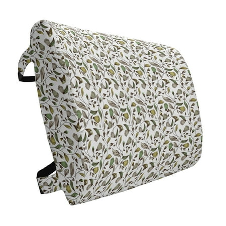 Floral Lumbar Pillow Earth Tones Bouquet Beauty Autumn Nature of The Forest Petal Soft Back Cushion for Office Chairs with Adjustable Straps 14 x 13 Dark Brown Fern Green by Ambesonne
Floral Lumbar Pillow Earth Tones Bouquet Beauty Autumn Nature of The Forest Petal Soft Back Cushion for Office Chairs with Adjustable Straps 14 x 13 Dark Brown Fern Green by Ambesonne