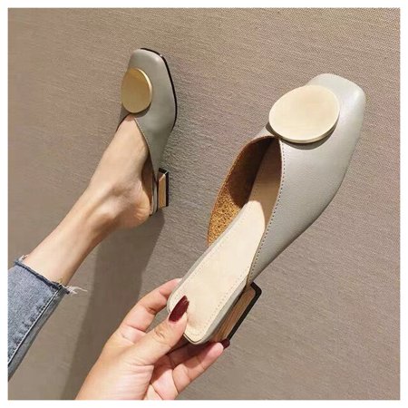 2021 Brand Designer Women Slippers Slip On Mules Flat Heel Casual Shoes British Buckle Slides Wooden Block Heels Summer Footwear
2021 Brand Designer Women Slippers Slip On Mules Flat Heel Casual Shoes British Buckle Slides Wooden Block Heels Summer Footwear