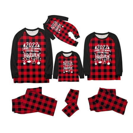 Holiday Christmas Family Pajamas Matching Set Letter Xmas Pjs for Couples and Kids Baby Sleepwear
Holiday Christmas Family Pajamas Matching Set Letter Xmas Pjs for Couples and Kids Baby Sleepwear