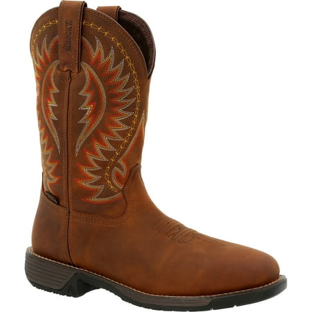 Rocky Rugged Trail Steel Toe Waterproof Western Boot Size 7.5(M)