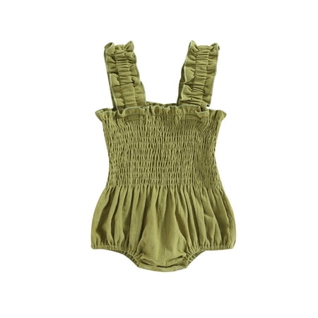 Bagilaanoe Newborn Baby Girl Rompers Sleeveless Off Shoulder Pleated Bodysuit 3M 6M 12M 18M Infant Summer One Piece Jumpsuit
Bagilaanoe Newborn Baby Girl Rompers Sleeveless Off Shoulder Pleated Bodysuit 3M 6M 12M 18M Infant Summer One Piece Jumpsuit