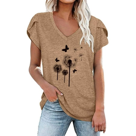 Fashion Women s Summer V-Neck Short Sleeve Print Casual T-shirt Blouse Corset Tops for Women Khaki XXL
Fashion Women s Summer V-Neck Short Sleeve Print Casual T-shirt Blouse Corset Tops for Women Khaki XXL