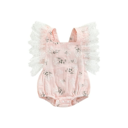 Calsunbaby Infant Baby Girls Summer Casual Romper Toddler Lace Flying Sleeve One-piece Floral Playsuit
Calsunbaby Infant Baby Girls Summer Casual Romper Toddler Lace Flying Sleeve One-piece Floral Playsuit