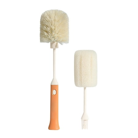 Tool Scrubbing Bottle Brush Detachable Long Handle Tumbler With Replacement Head