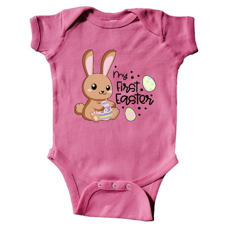 Inktastic My 1st Easter with Brown Bunny and Easter Eggs Gift Baby Boy or Baby Girl Bodysuit
Inktastic My 1st Easter with Brown Bunny and Easter Eggs Gift Baby Boy or Baby Girl Bodysuit