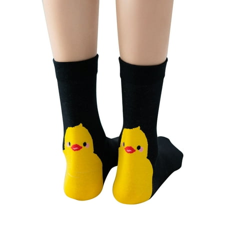 Heiheiup Women Winter Casual Tube Socks Cute Cartoon Duckling Fashion Casual Cotton Socks Sock Knee
Heiheiup Women Winter Casual Tube Socks Cute Cartoon Duckling Fashion Casual Cotton Socks Sock Knee
