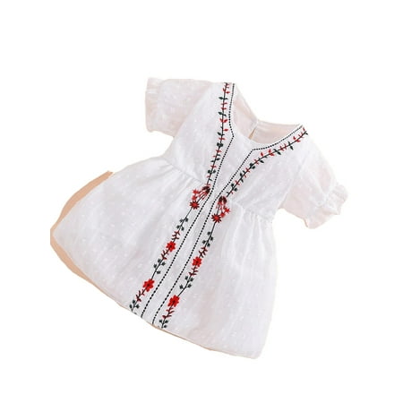 Boho Floral Print Round Neck A Line Short Sleeve White Baby Dresses (Baby s)
Boho Floral Print Round Neck A Line Short Sleeve White Baby Dresses (Baby s)