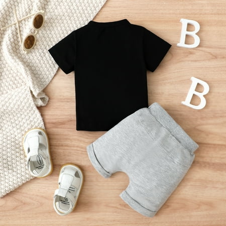 nsendm Newborn Infant Baby Boys Girls Cotton Print Letter Autumn Short Sleeve Tshirt Shorts Set Clothes Boy Outfit 3 Months Childrenscostume Black 0-6 Months
nsendm Newborn Infant Baby Boys Girls Cotton Print Letter Autumn Short Sleeve Tshirt Shorts Set Clothes Boy Outfit 3 Months Childrenscostume Black 0-6 Months