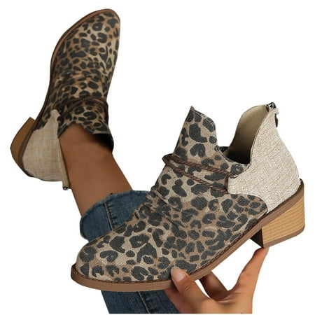 Miluxas Ankle Boots for Women Clearance.Women s Low Heeled Booties.Fashion Thick Heel Design Camouflage 9.5(43)
Miluxas Ankle Boots for Women Clearance.Women s Low Heeled Booties.Fashion Thick Heel Design Camouflage 9.5(43)
