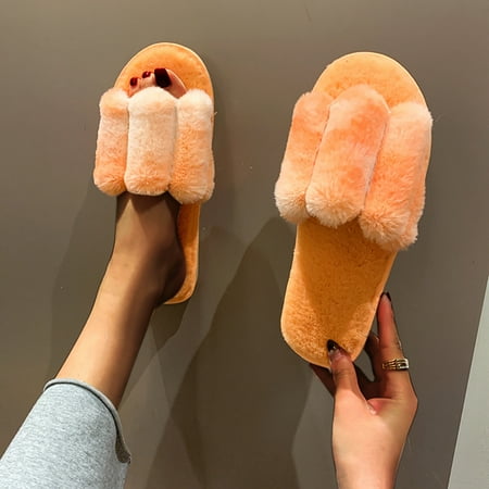 Women s Fashion Round Toe Flat Leopard Print Large Size Plush Casual Slippers Orange 8
Women s Fashion Round Toe Flat Leopard Print Large Size Plush Casual Slippers Orange 8