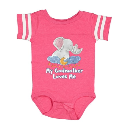 Inktastic My Godmother Loves Me Cute Elephants Clouds Moon and Stars Gift Baby Boy or Baby Girl Bodysuit
Inktastic My Godmother Loves Me Cute Elephants Clouds Moon and Stars Gift Baby Boy or Baby Girl Bodysuit