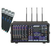 Vocopro PAPRO9002 900w Pa Mixer W/ Sdr3 4uhf Mics