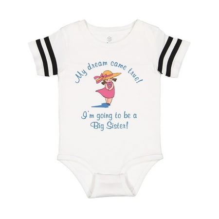 Inktastic Dream Future Big Sister Gift Baby Girl Bodysuit