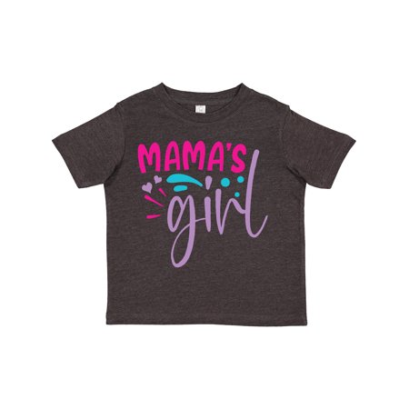 Inktastic Mama s Girl Text in Pink and Purple Gift Toddler Toddler Girl T-Shirt