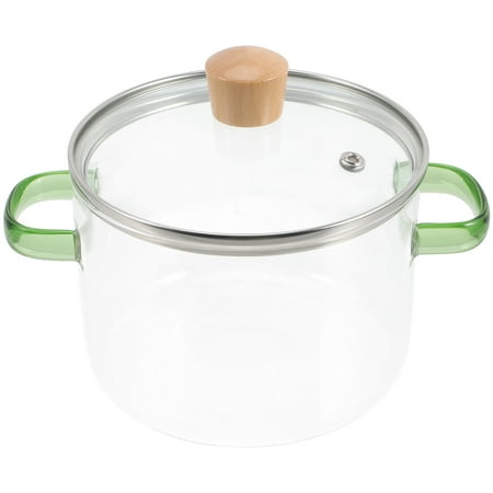 FRCOLOR Clear Glass Stockpot with Lid and Double Ear Noodle Cooking Pot Ramen Pot Glass Cookware
FRCOLOR Clear Glass Stockpot with Lid and Double Ear Noodle Cooking Pot Ramen Pot Glass Cookware