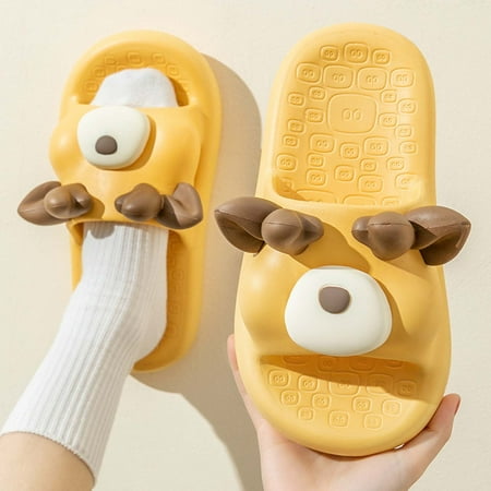 Summer Savings! Zpanxa Slippers for Women Mens Cartoon Slippers Super Soft Breathable Anti-Slip Bedroom Home Slippers Flip Flops for Women Yellow 37
Summer Savings! Zpanxa Slippers for Women Mens Cartoon Slippers Super Soft Breathable Anti-Slip Bedroom Home Slippers Flip Flops for Women Yellow 37