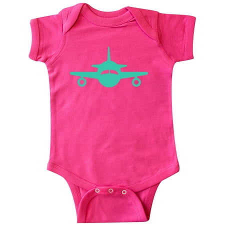 Inktastic Cute Teal Airplane Gift Baby Boy or Baby Girl Bodysuit