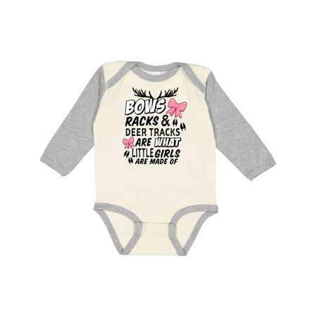 Inktastic Hunting Season Bows Racks & Deer Tracks Gift Baby Girl Long Sleeve Bodysuit 
Inktastic Hunting Season Bows Racks & Deer Tracks Gift Baby Girl Long Sleeve Bodysuit