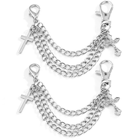NUOLUX 2pcs Personality Cross Chain Shoe Chain Shoe Accessories Shoe Chain Decoration
NUOLUX 2pcs Personality Cross Chain Shoe Chain Shoe Accessories Shoe Chain Decoration