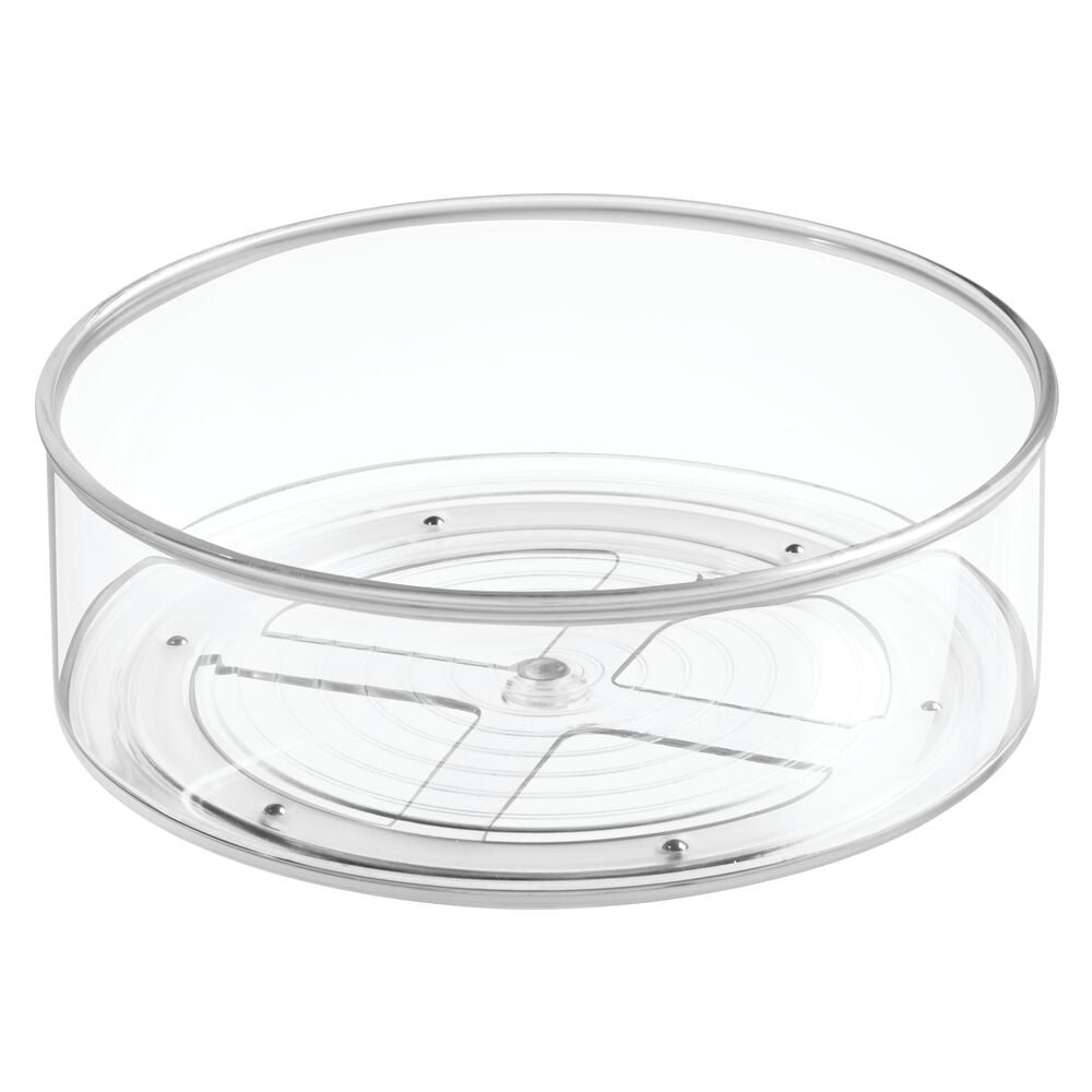 MDesign Plastic Round Lazy Susan Rotating Storage Turntable Walmart